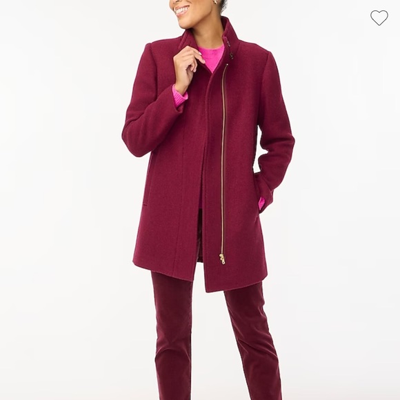 J. Crew Jackets & Blazers - J.Crew Red Cocoon Womens Coat Size 8